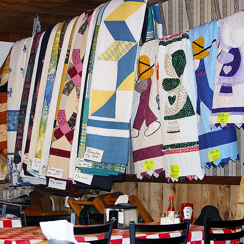 The Old CookStove Restaurant Mennonite Quilts